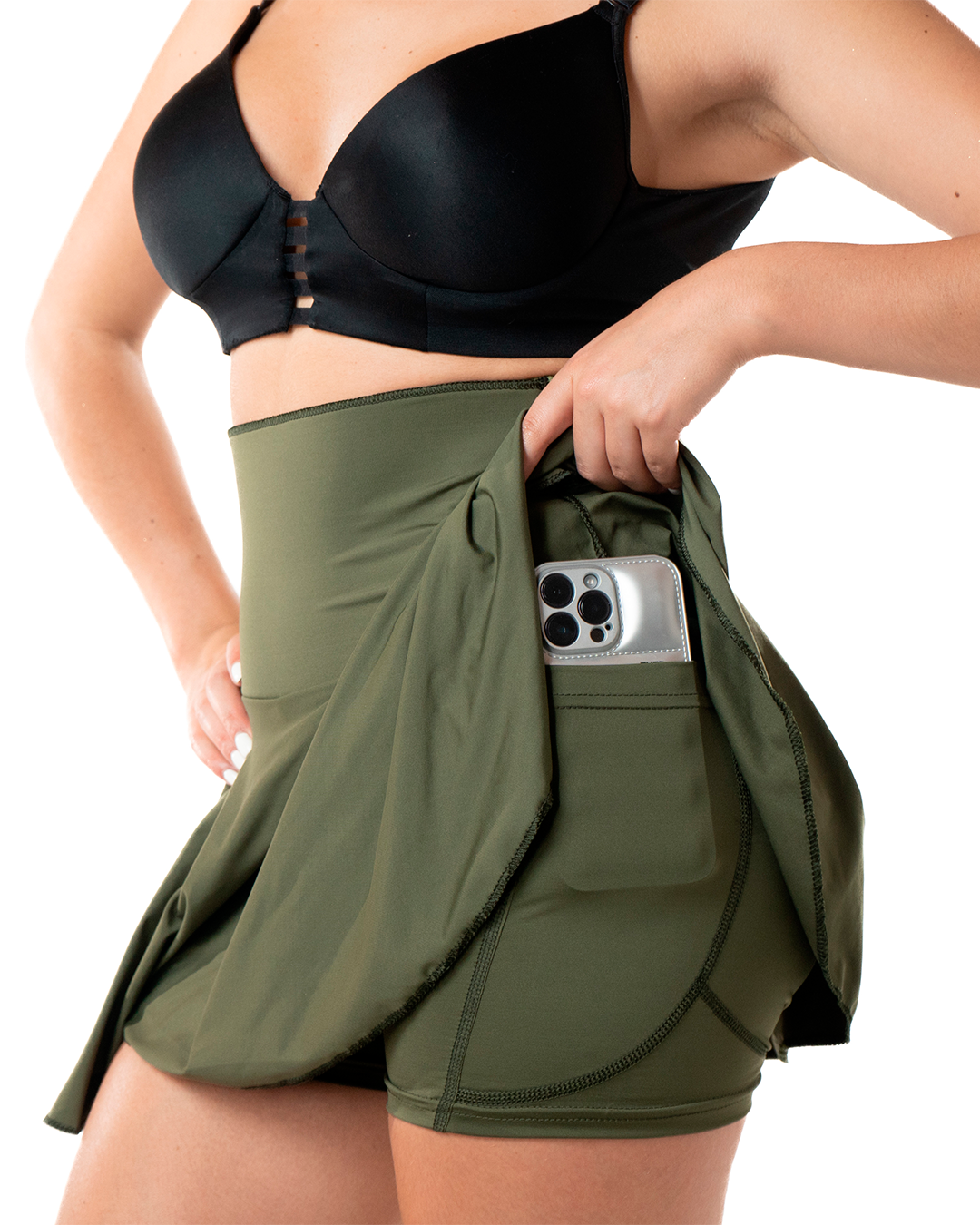 Falda Short Control De Abdomen